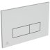Ideal Standard Oleas M2 Mechanical Dual Flush Plate - Matt Chrome (R0121JG) - thumbnail image 1
