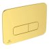 Ideal Standard Oleas M3 Mechanical Dual Flush Plate - Brushed Gold (R0459A2) - thumbnail image 1