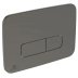 Ideal Standard Oleas M3 Mechanical Dual Flush Plate - Magnetic Grey (R0459A5) - thumbnail image 1