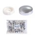 Inventive Creations M4 size  Metal Screw Cover Caps - Chrome Plated - Pack of 50 (CCAP-M4) - thumbnail image 1