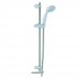 Mira Nectar Shower Fittings Kit/Shower Rail Set - White/Chrome (1.1703.005) - thumbnail image 1