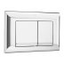 Roca L1 DUAL - Dual Flush Plate for Concealed Cistern - Chrome (A890086001) - thumbnail image 1