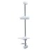 Triton Aaron Shower Riser Rail - Chrome/White (TSKAAROWC) - thumbnail image 1
