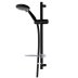 Triton Kian-8000 Series Slender Shower Rail Kit - Matte Black (TSKFKIA8000BLK) - thumbnail image 1