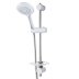 Triton Lewis-8000 Series Fast-Fit Shower Rail Kit - Chrome/White (TSKFLEW8000WC) - thumbnail image 1