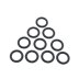 Worcester Bosch O'Ring - 10 Per Pack (87161165490) - thumbnail image 1