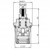 1/2" tap mechanism ceramic disc hot/cold - pair (CC17) - thumbnail image 2