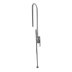 Croydex 850mm Fold Away Hand Rail With Drop Down Leg - Stainless Steel (AP502941) - thumbnail image 2