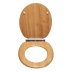 Croydex Hartley Toilet Seat - Oak Effect (WL605076H) - thumbnail image 2