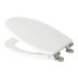 Croydex Haughton Toilet Seat - White (WL400122H) - thumbnail image 2