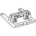 Geberit Artline support block (240.079.00.1) - thumbnail image 2