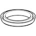 Geberit basket section seal (pre 2008) (240.282.00.1) - thumbnail image 2