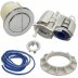 Geberit Pneumatic Dual Flush Button - Gloss Chrome (116.050.21.1) - thumbnail image 2