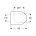Geberit Selnova Toilet Seat - White (500.331.01.1) - thumbnail image 2