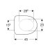 Geberit Selnova Toilet Seat - White (500.335.01.1) - thumbnail image 2