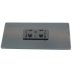 Geberit Type 70 Remote Flush Plate Actuator - Glass/White - Front Section Only (242.957.SI.1) - thumbnail image 2