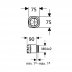 Geberit WC Dual Flush Control Actuator - Gloss Chrome (241.413.21.1) - thumbnail image 2