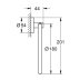 Grohe Essentials Towel Ring - Brushed Hard Graphite (40365AL1) - thumbnail image 2