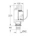 Grohe AV1 dual flush valve (42314000) - thumbnail image 2