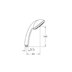 Grohe Tempesta handshower trio - Chrome (28421000) - thumbnail image 2