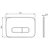 Ideal Standard Oleas M3 Mechanical Dual Flush Plate - Silk Black (R0123A6) - thumbnail image 2