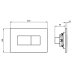 Ideal Standard Solea P2 Pneumatic Dual Flush Plate - Matt Chrome (R0110JG) - thumbnail image 2