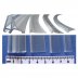 Ideal Standard universal bath screen carrier and flap seal set - 1m (LV68967) - thumbnail image 2