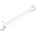 Triton 400mm Shower Arm - Bottom Entry - Chrome (TSARM400BOT) - thumbnail image 2