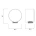 Bristan Fast Fit Wall Outlet - Chrome (WO6 C) - thumbnail image 3