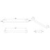 Croydex 600mm Modern Stainless Steel Straight Grab Bar - Chrome (AP506305) - thumbnail image 3