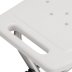 Croydex Adjustable Bathroom & Shower Seat - White (AP100122) - thumbnail image 3