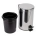 Croydex Britannia Three Litre Pedal Bin - Chrome (QA107205) - thumbnail image 3