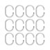 Croydex C Shaped Curtain Ring - Clear (AK142132) - thumbnail image 3