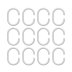Croydex C Shaped Curtain Ring - White (AK142122) - thumbnail image 3