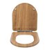 Croydex Levico Flexi-Fix Wood Toilet Seat - Oak Effect (WL610286H) - thumbnail image 3