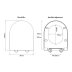 Croydex Varano Soft Close Toilet Seat - White (WL401822H) - thumbnail image 3