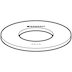 Geberit 63mm flush valve flat gasket (816.418.00.1) - thumbnail image 3