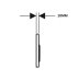 Geberit Kappa21 Dual Flush Plate - Black/Gloss Chrome (115.240.KM.1) - thumbnail image 3