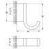 Grohe Selection Single Robe Hook - Cool Sunrise (41039GL0) - thumbnail image 3
