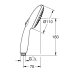 Grohe Vitalio Start 110 2 Spray Shower Head - Chrome (26949004) - thumbnail image 3