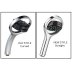 Mira 360+ 4 Mode Flip Rotating Shower Head - Black/Chrome (2.1981.018) - thumbnail image 3