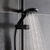 Triton 8000 DuraFlow Five Spray Shower Head - Matte Black (TSHE8RCBLK) - thumbnail image 3