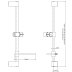 Triton Corner Shower Riser Rail - Chrome (GACORNF2) - thumbnail image 3