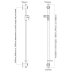 Triton Inclusive Care Shower Rail Kit - 680mm - Chrome/White (GAUF1) - thumbnail image 3