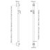 Triton Inclusive Care Shower Rail Kit - 940mm - Chrome (GAOMDE2) - thumbnail image 3