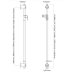Triton Inclusive Care Shower Rail Kit With Exetend Rail - 940mm - Chrome/White (GAOMDF1) - thumbnail image 3