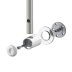 Triton Inclusive Care Shower Rail Kit With Grab Riser Rail - 940mm - Chrome (GAOMDGE2) - thumbnail image 3