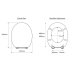 Croydex Blonded Pine Flexi-Fix Toilet Seat (WL602272H) - thumbnail image 4