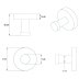 Croydex Flexi-Fix Epsom Robe Hook - Chrome (QM481741) - thumbnail image 4
