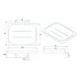 Croydex Sutton Soap Dish - Chrome (QM731941) - thumbnail image 4